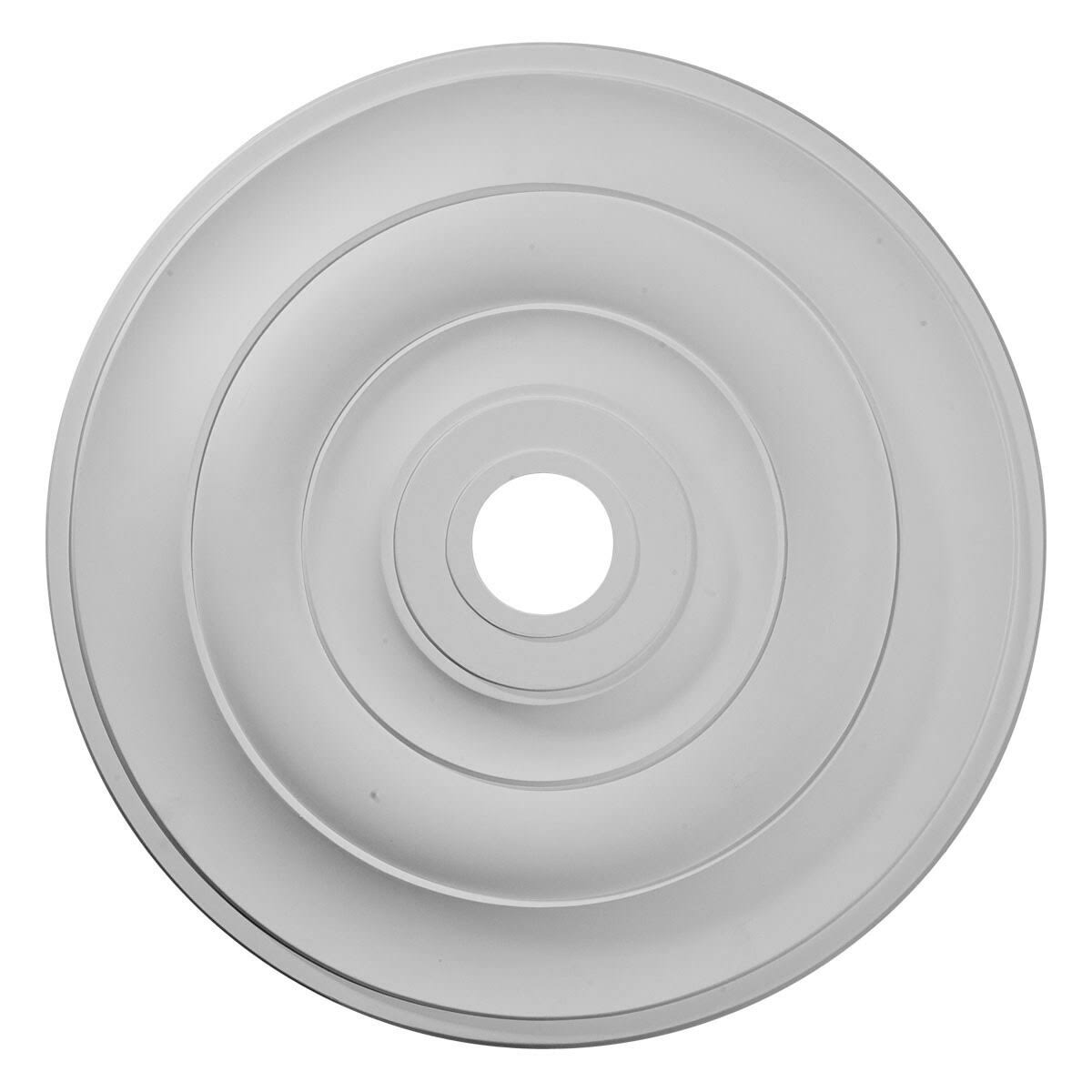 26 1/2x22OD x 3 5/8x22ID x 1 1/2x22P Ceiling Medallion Hand-Painted Pot of Cream Crackle C4492