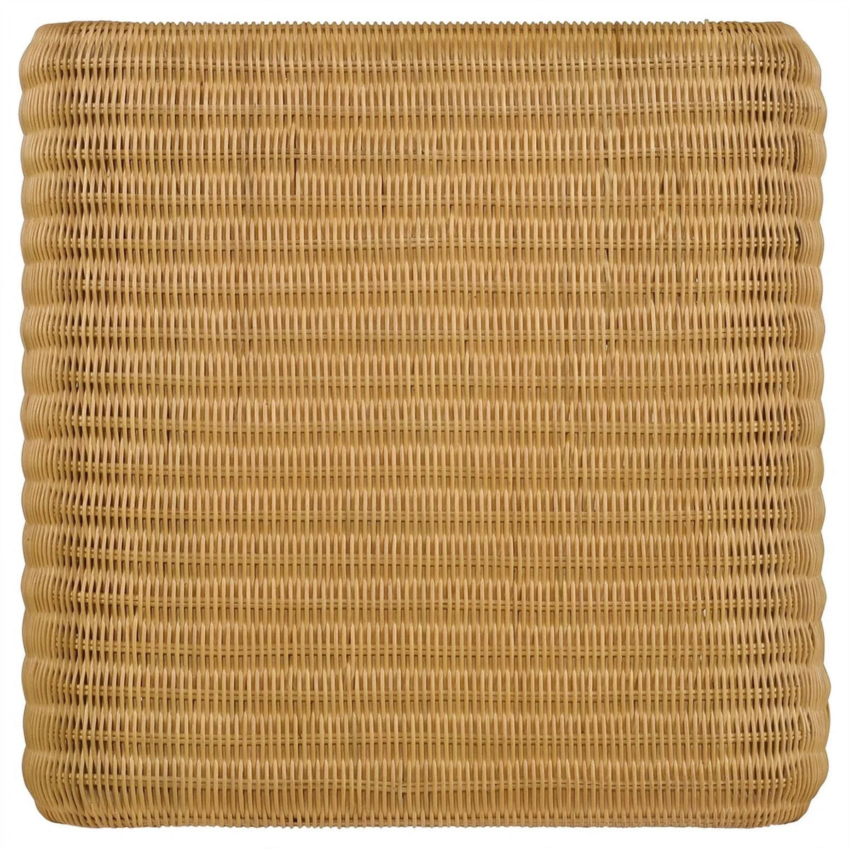 Square Coastal Rattan End Table P40236