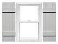 4 Board and Batten Joined Vinyl Shutters (1 Pair) - 14 x 39 Paintable S242241