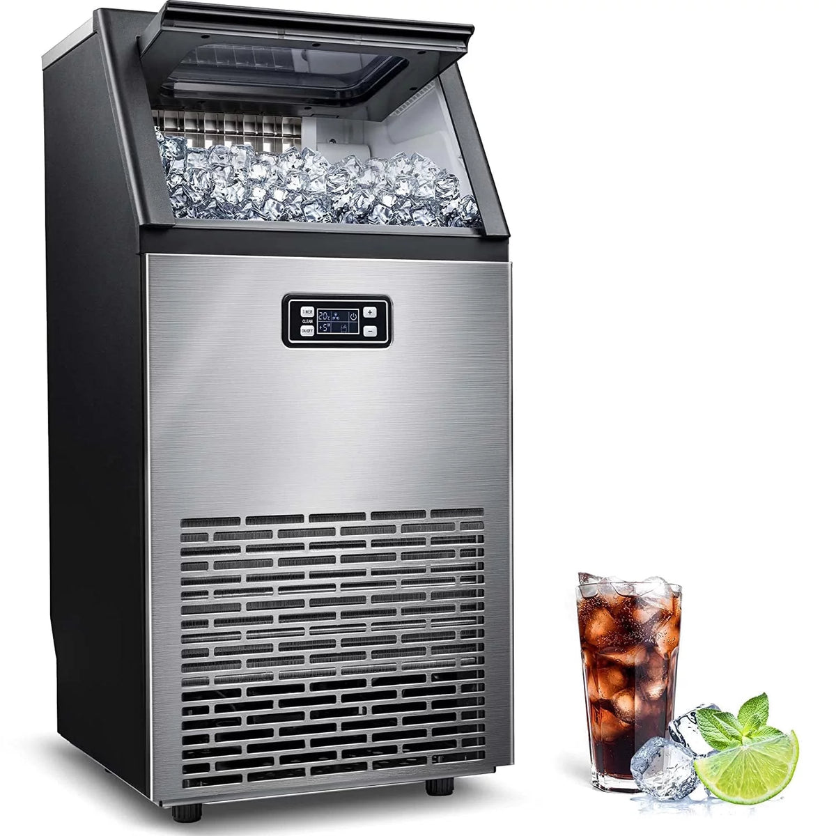 Commercial Ice Maker Machine 100LBS/24H Self-Cleaning L743