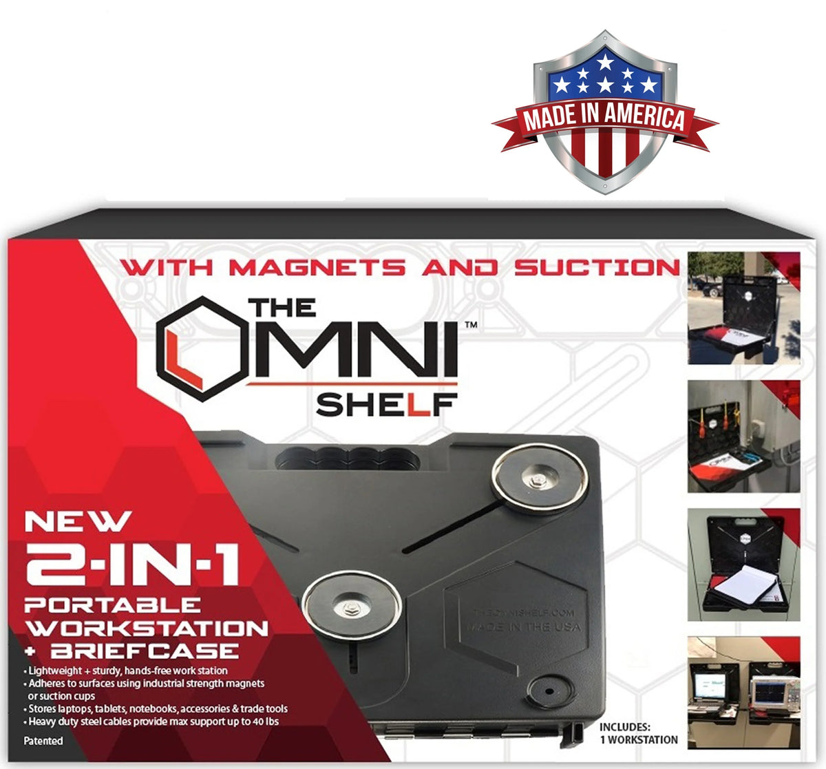 Magnetic Toolbox Utility Shelf 40 lb. Capacity A959