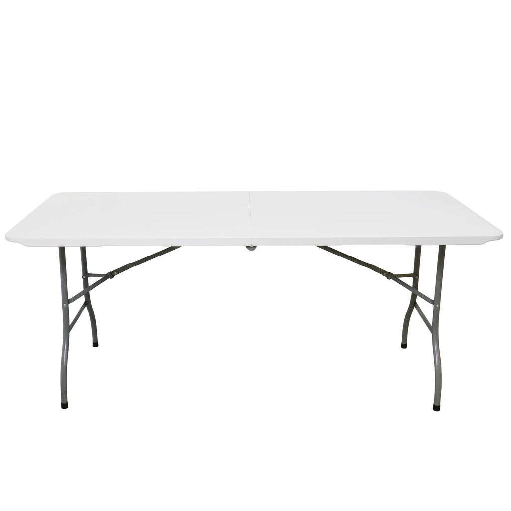 White Plastic Folding Dinner Table V206542