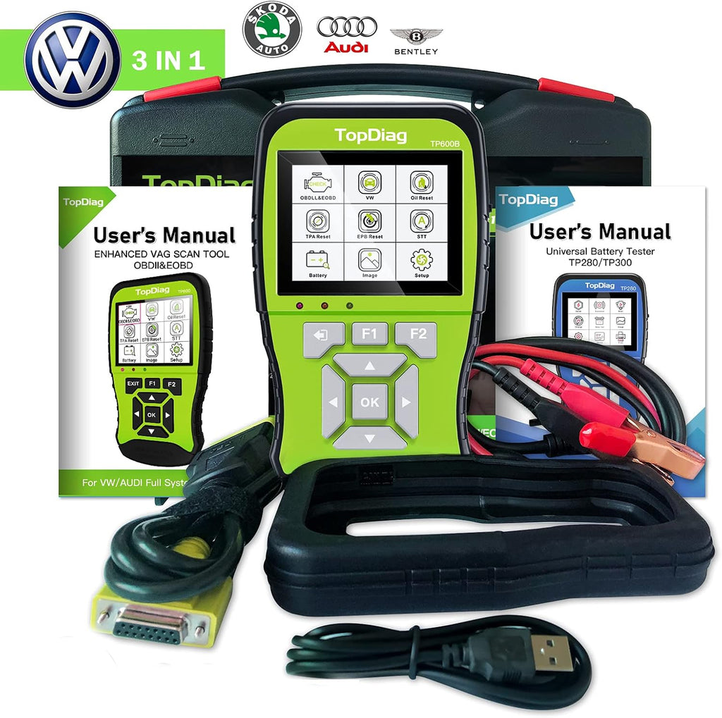 OBD2 Scanner Car Code Reader with Battery Tester 3 in 1 T325016