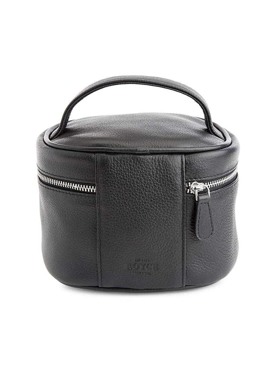 Black/Red Leather Valet Tray B86981