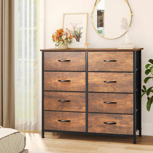 10 Drawer Fabric Storage Dresser L6957