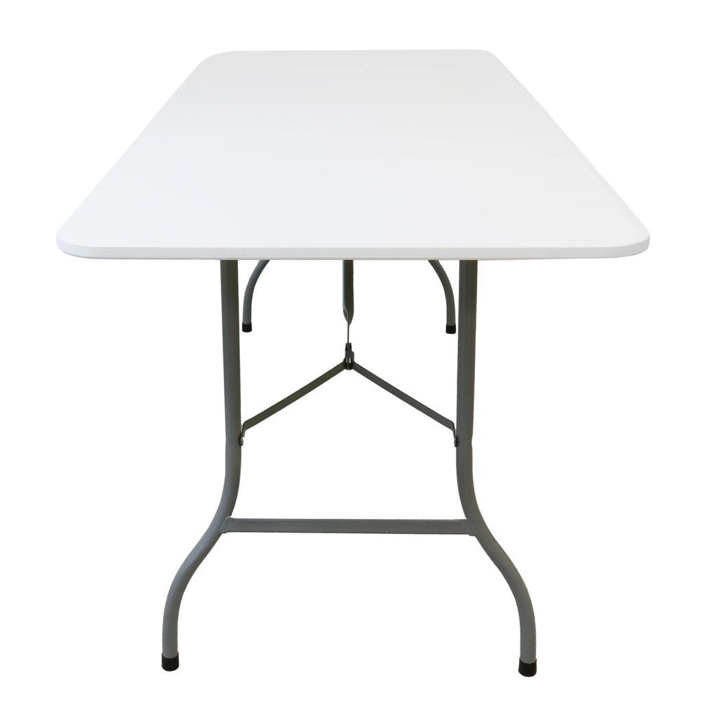 White Plastic Folding Dinner Table V206542