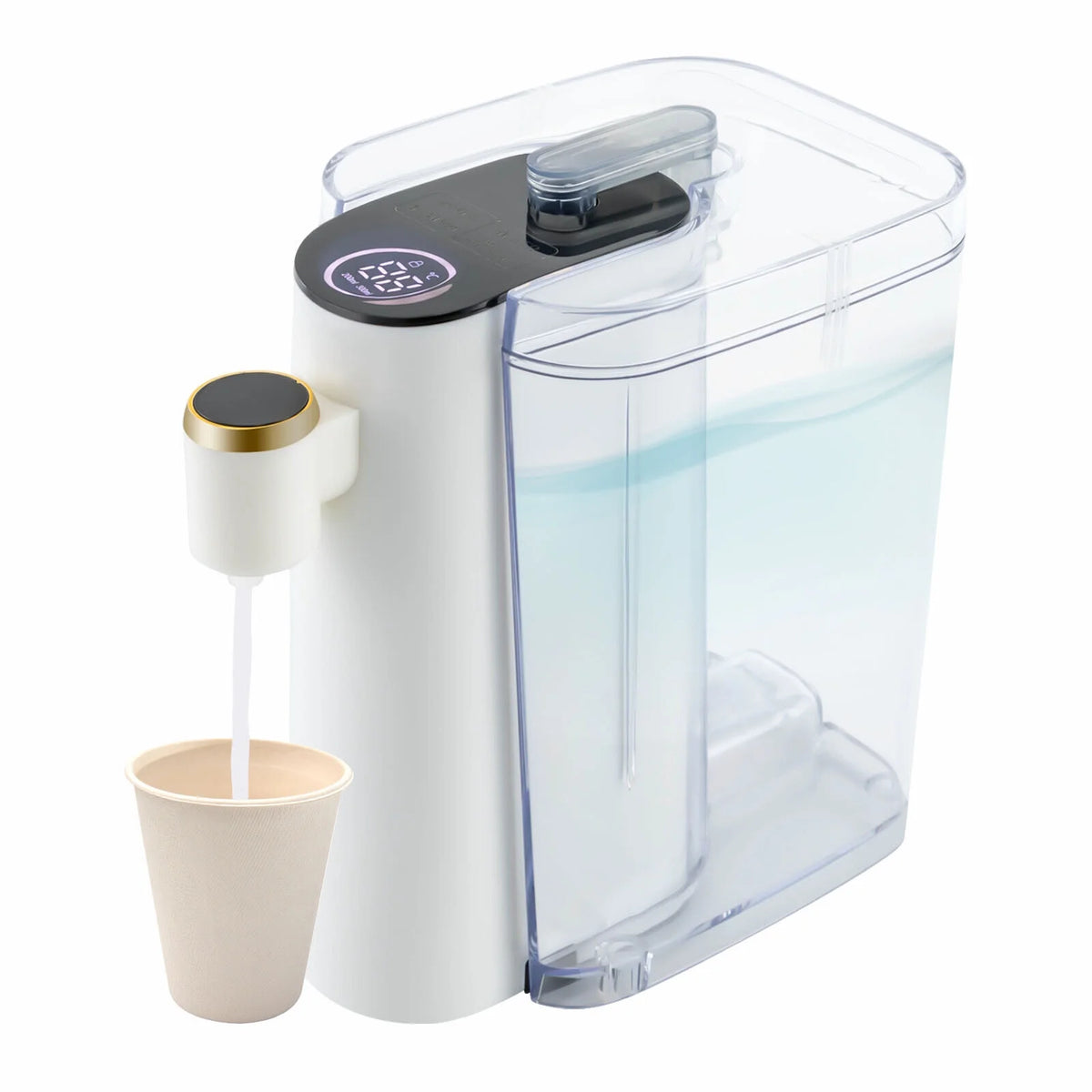 1200ml Portable Instant Hot Water Dispenser with LCD Touch Panel B236053