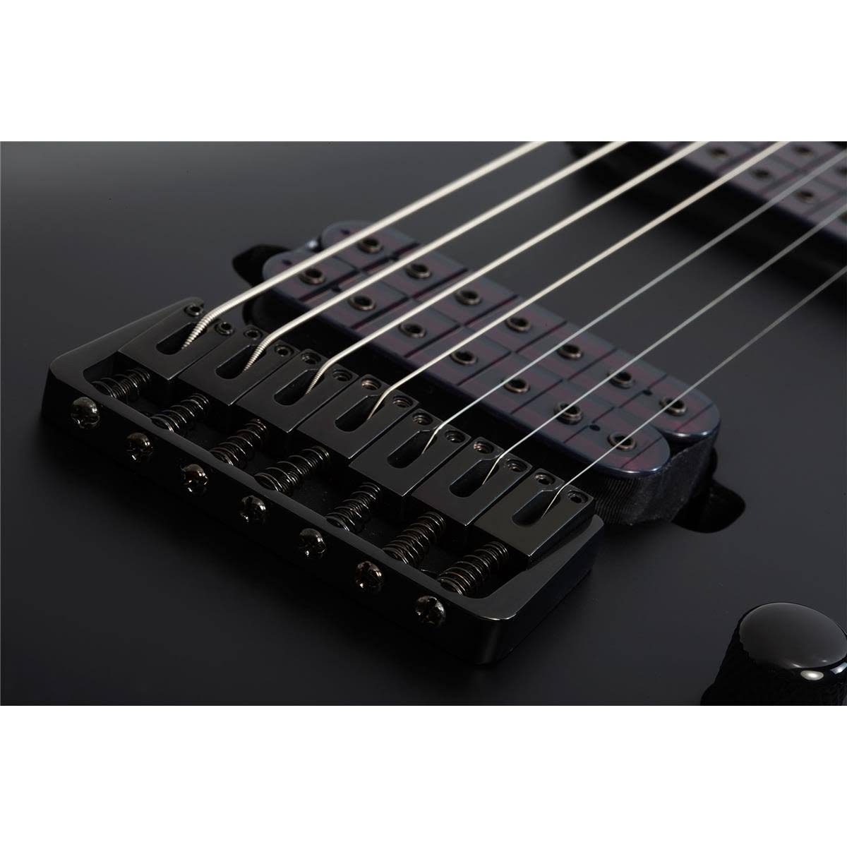 Satin Black 7-String Electric Guitar A662