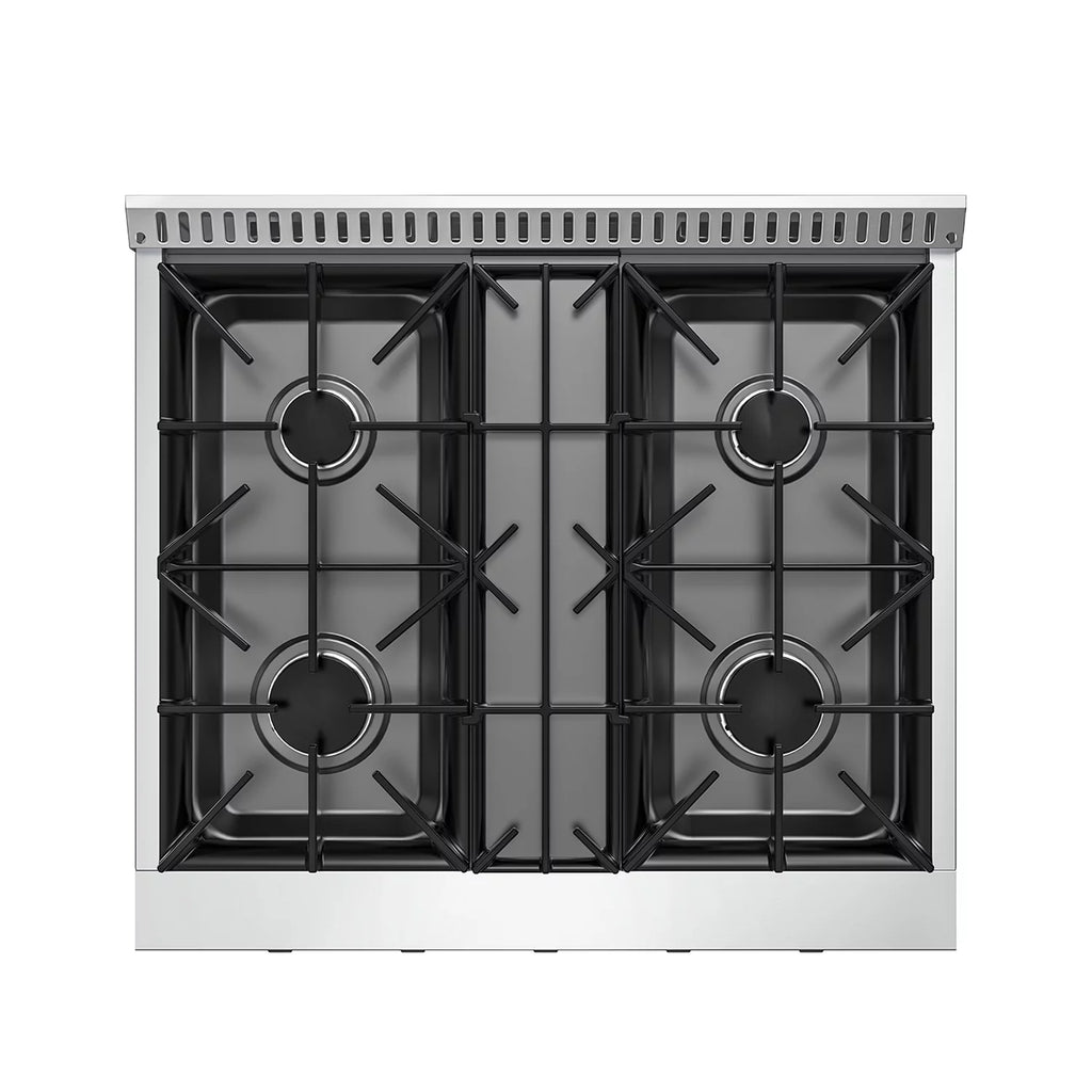30 in. 4.2 cu. ft. Slide-In Single Oven Gas Range with 4 Sealed Burners Stainless Steel F88205