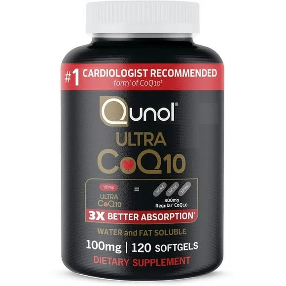 100 mg CoQ10 Dietary Supplement Softgels, 120 Count M810323