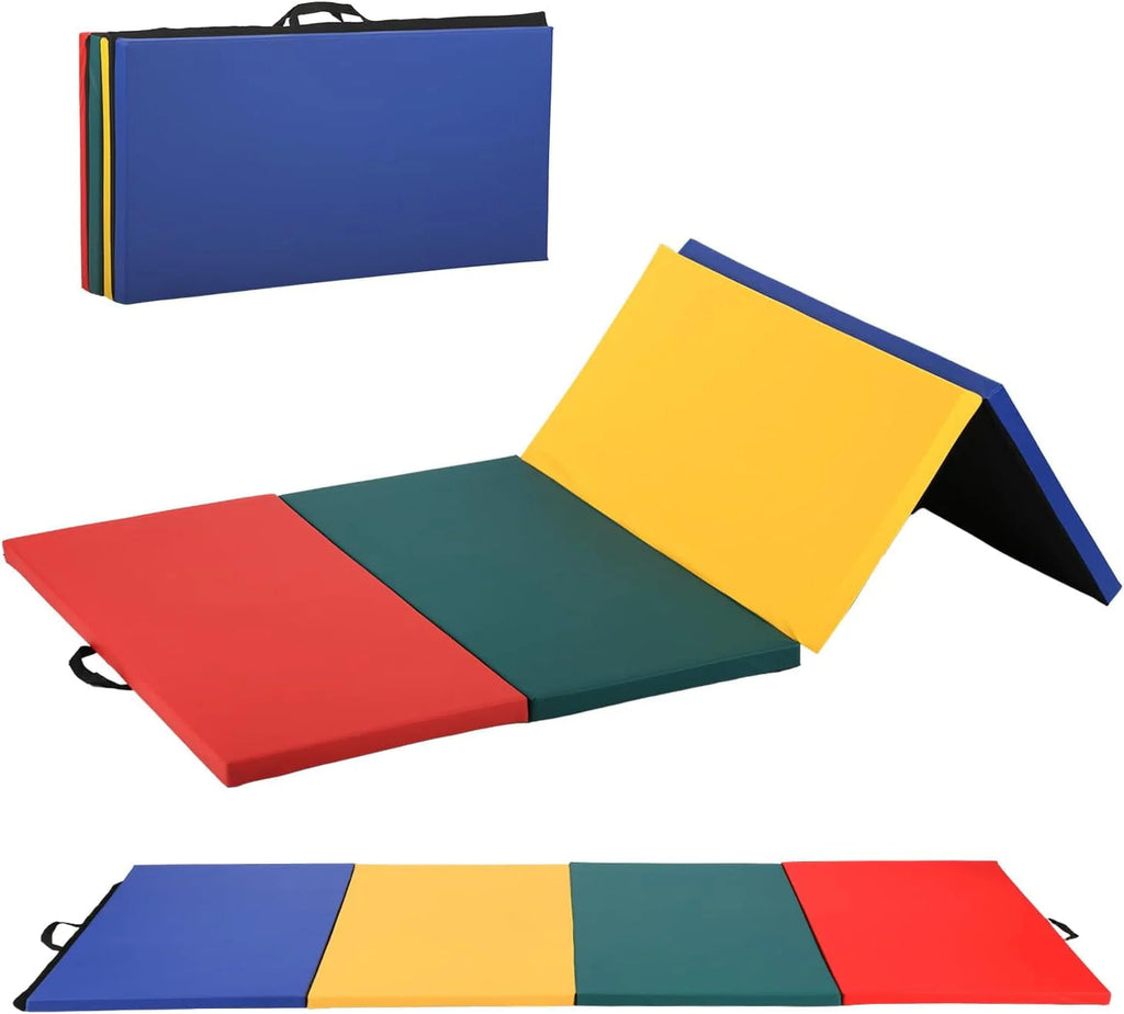 4'x8'x2 Folding Gymnastics Mat T4398
