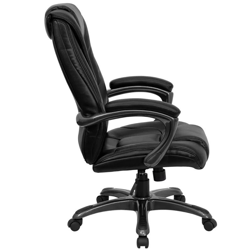 Black LeatherSoft High Back Ergonomic Office Chair E241