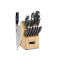 15-Piece Marble Style Cutlery Block Set O4018