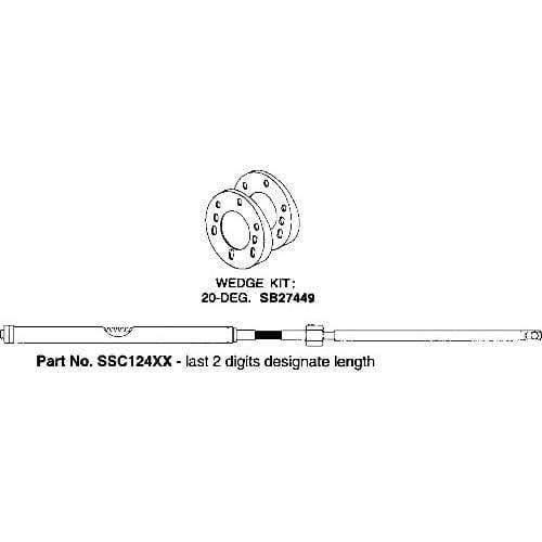 Rack Steering Cable 13 N415