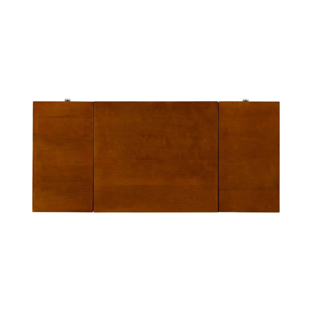 Walnut Brown Wood Vanity Set B671