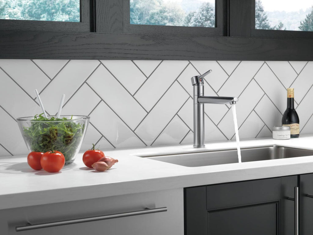 Arctic Stainless Single Handle Kitchen Faucet E816809