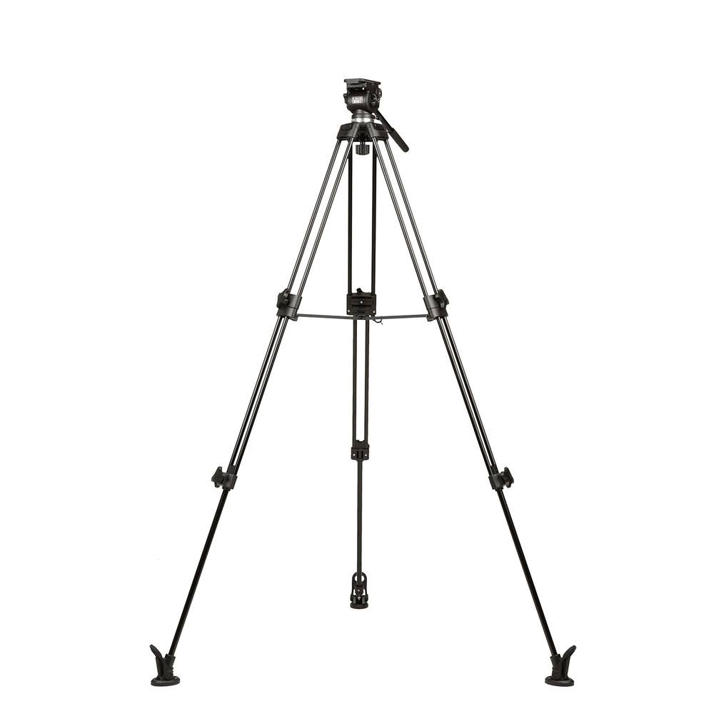 2 Stage Aluminum Tripod with Fluid Pan / Tilt Head L206