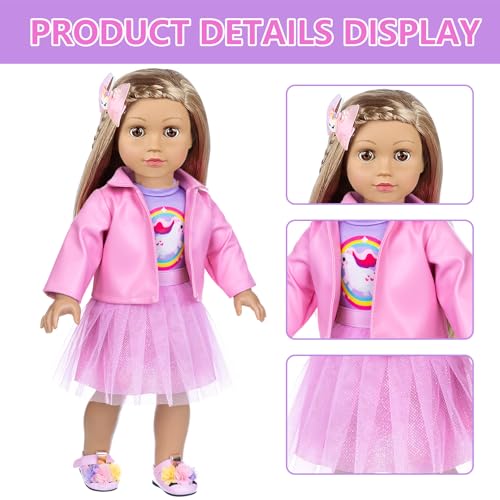 18 Inch Doll Makeup Accessories and Clothes Play Set C46161
