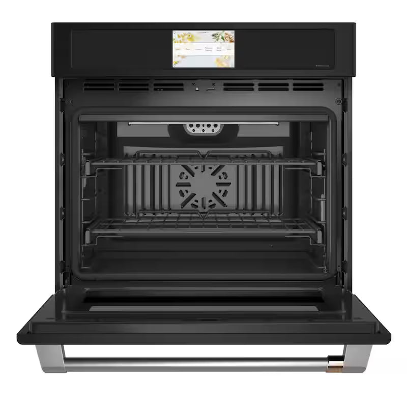 30 in. Smart Single Electric Wall Oven with Convection and Self Clean in Matte Black R430