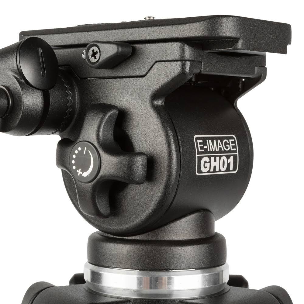 2 Stage Aluminum Tripod with Fluid Pan / Tilt Head L206