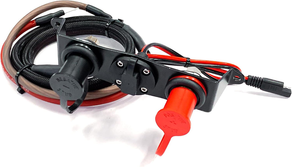 Black Battery Jump Post Terminal & Charger Kit Z450