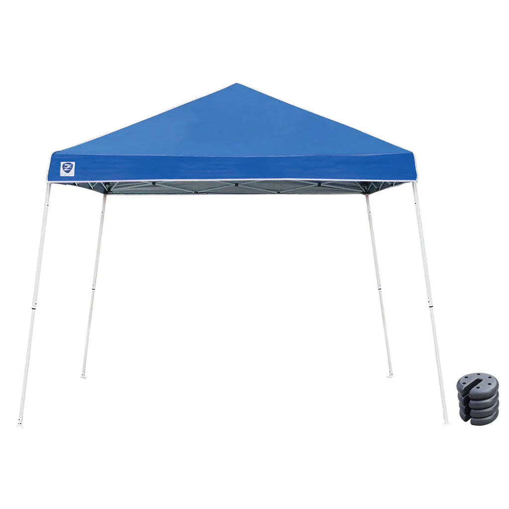 10 x 10Ft Blue Instant Canopy with 5Lb Leg Weights, Set of 4 U357503