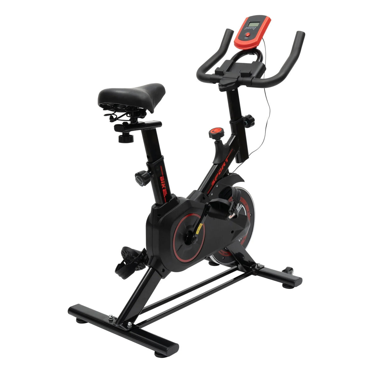 Indoor Cycling Exercise Bike Black U394801