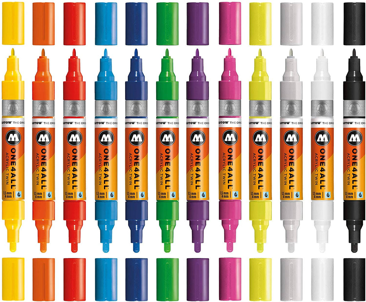 Acrylic Twin Markers Set of 12 K336458