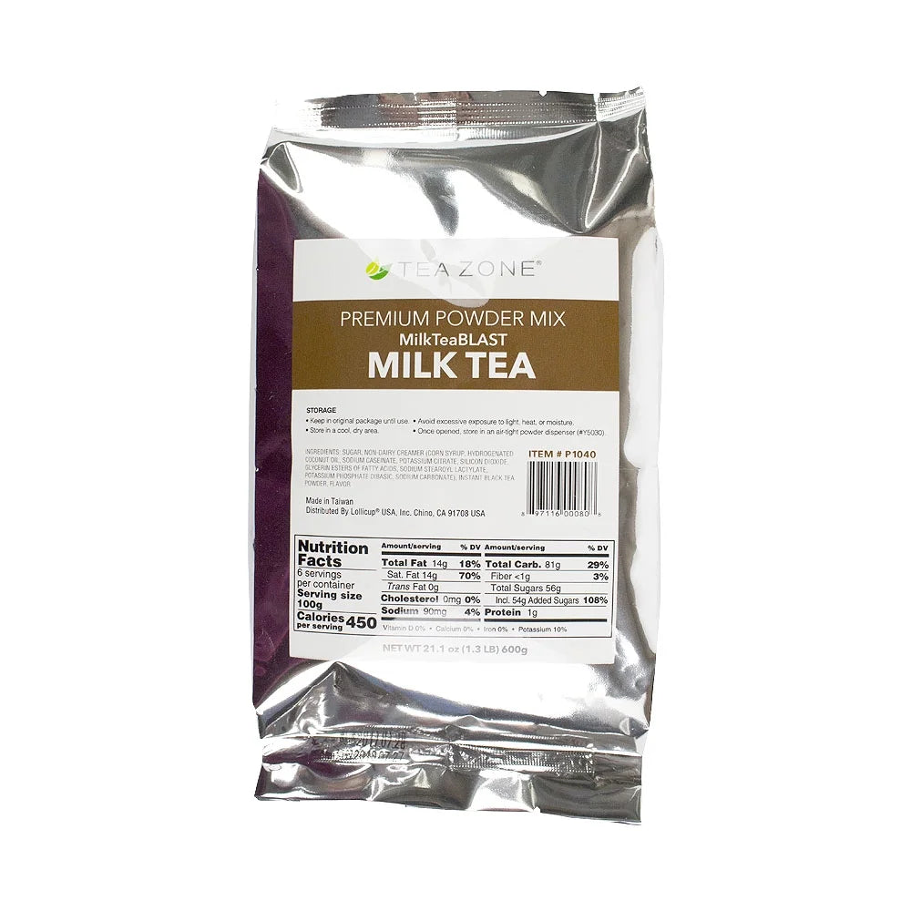 Milk Tea Bubble Tea Kit with Black Boba Tapioca Pearl and 10 Straws E323136