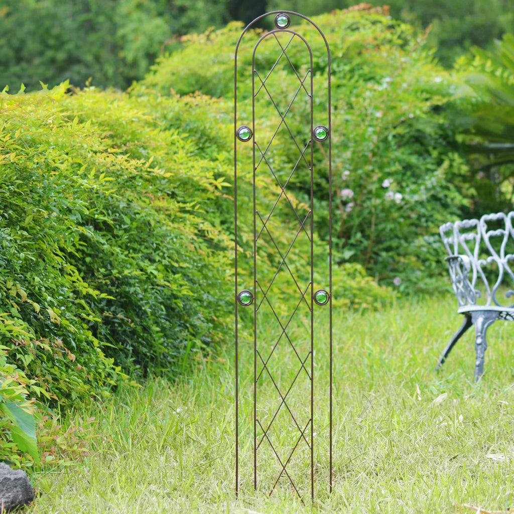 Metal Arched Trellis F5001