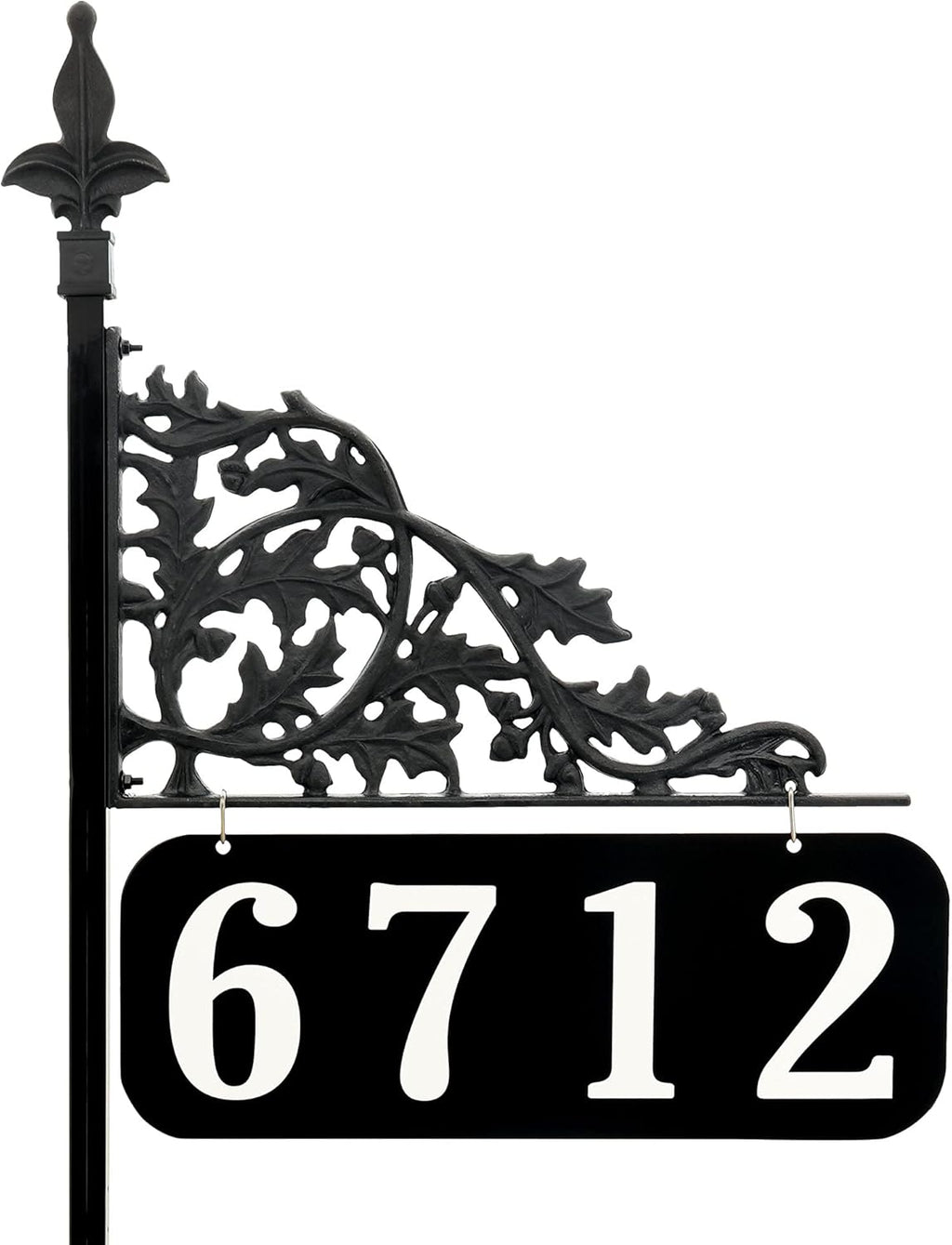 Oak 30 Inch Reflective Address Sign Q92970