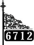 Oak 30 Inch Reflective Address Sign Q92970