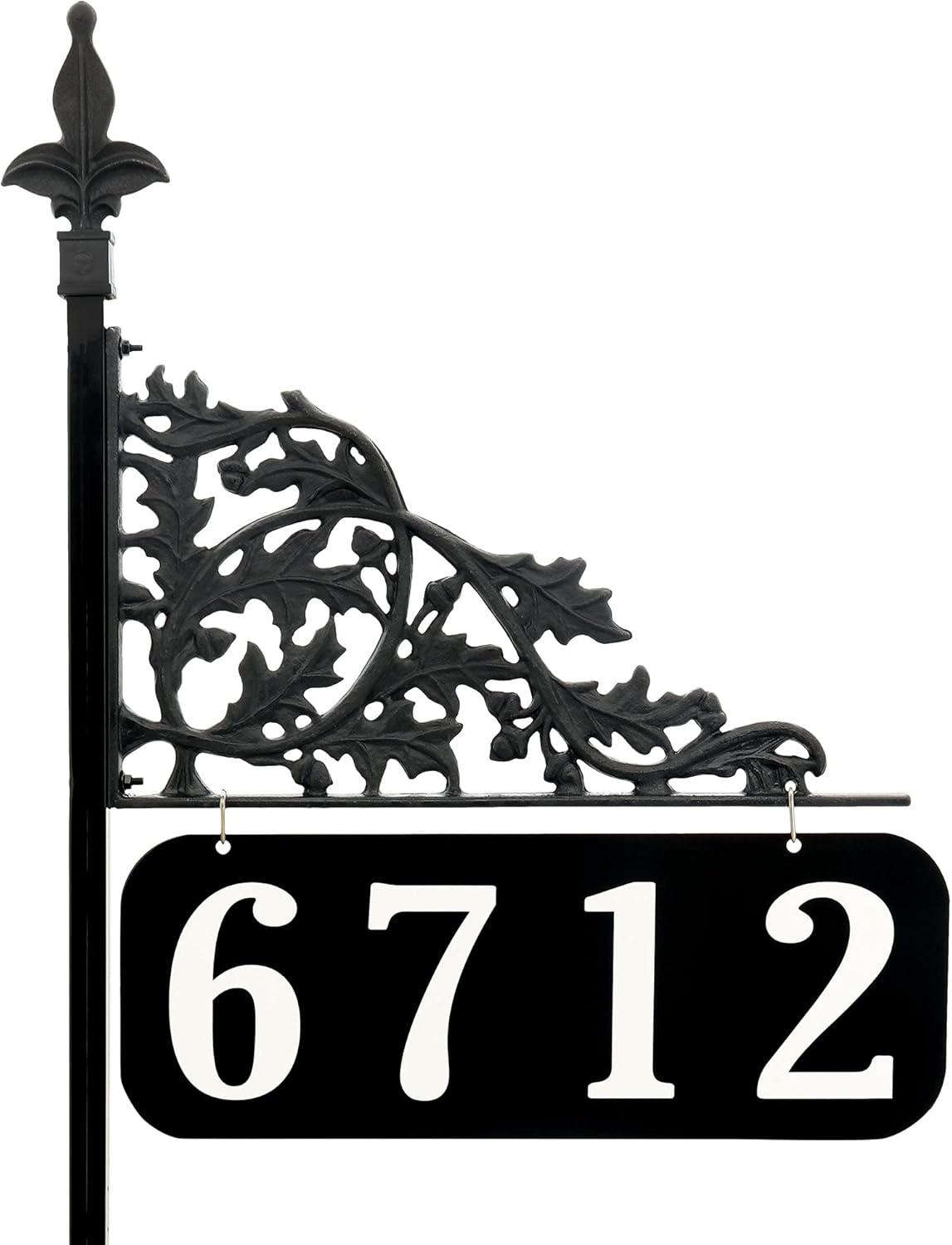 Oak 30 Inch Reflective Address Sign Q92970