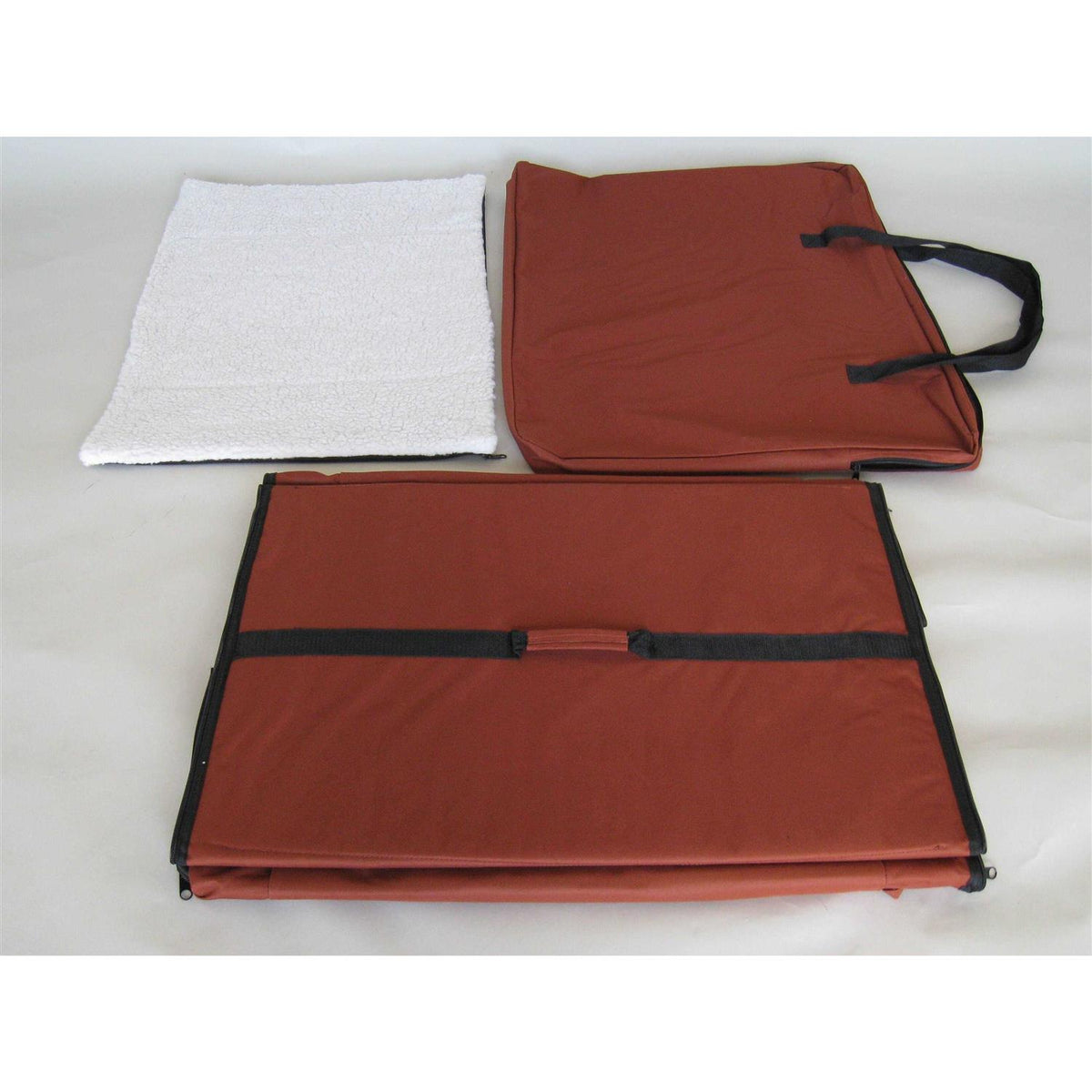 Brown 18 in. Soft Dog Crate I947351