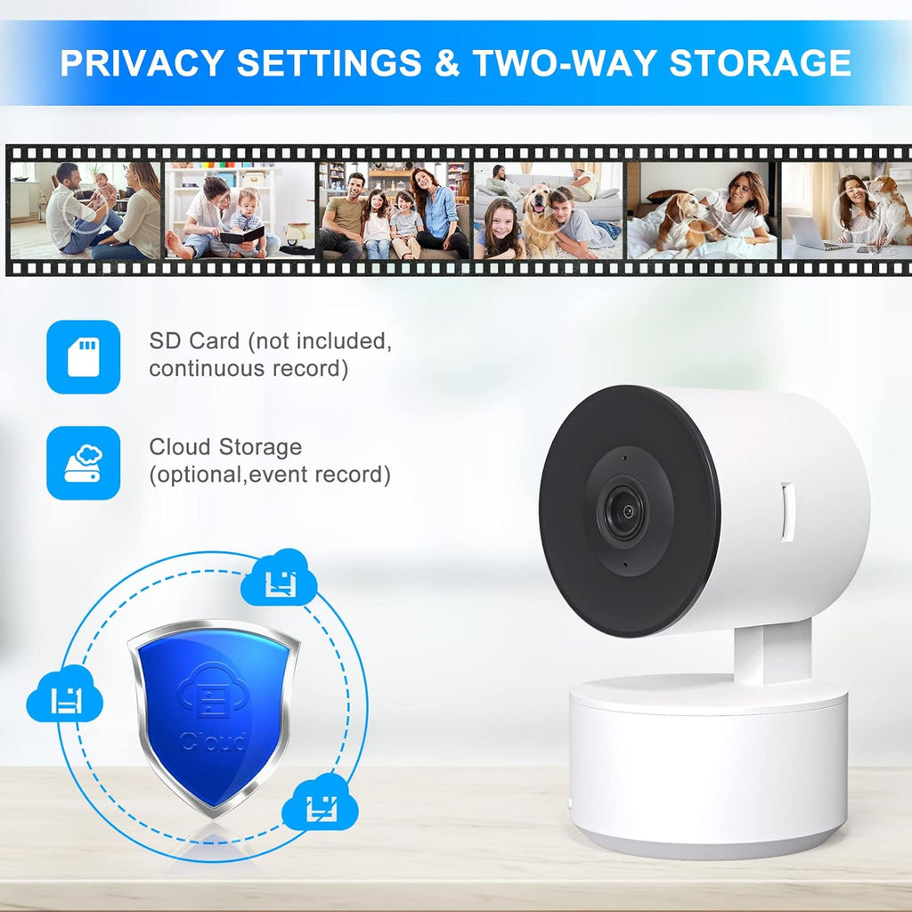 Indoor WiFi Security Camera with Infrared Night Vision and Motion Tracking L783