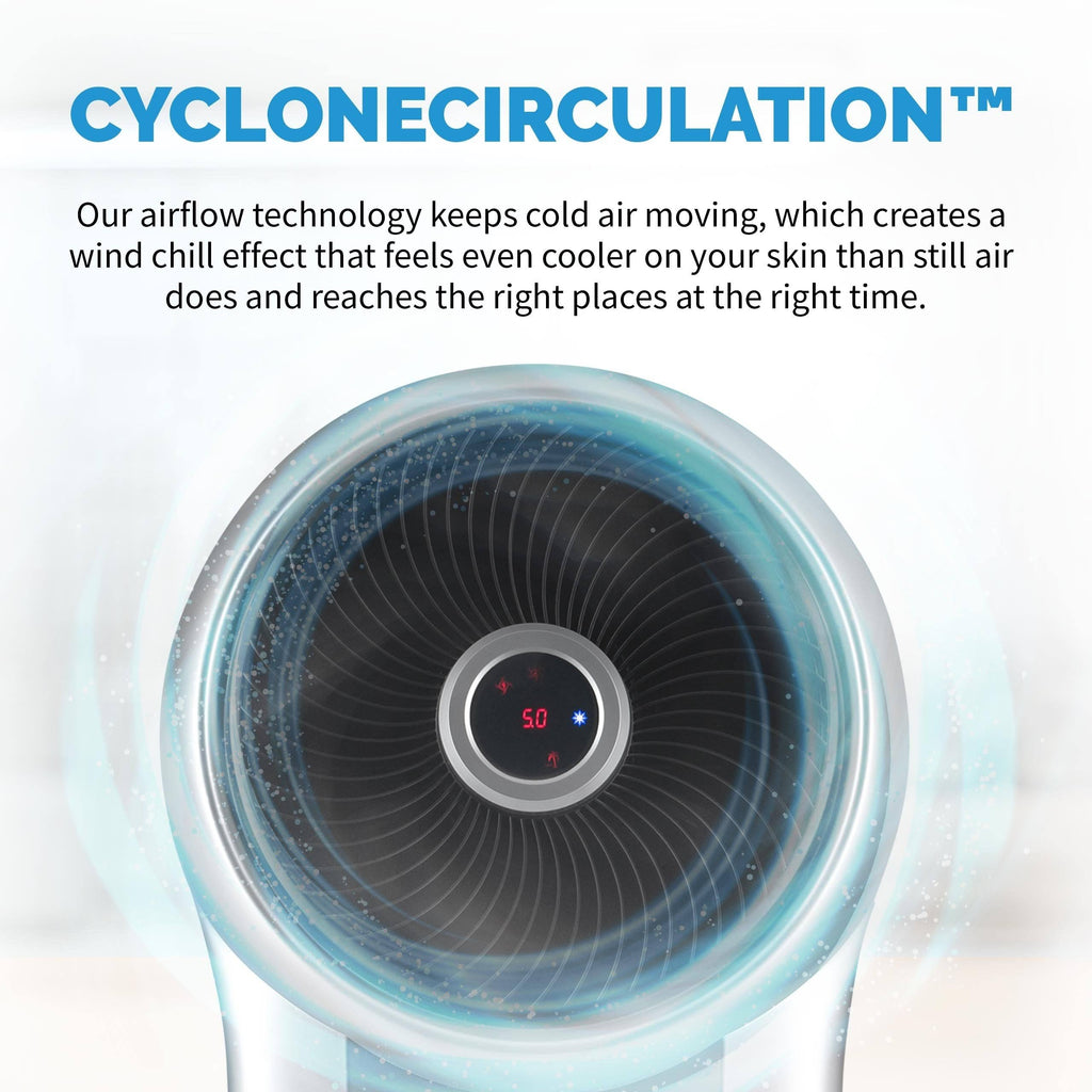 White Evaporative Air Cooler Portable Fan X302