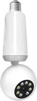 2MP 1080P Wireless Lightbulb Powered PTZ Security Camera with E27 Bulb Connector, Pack of 2 I5562