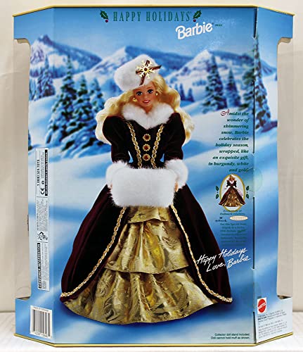 Happy Holidays Barbie Christmas 1996 L15561