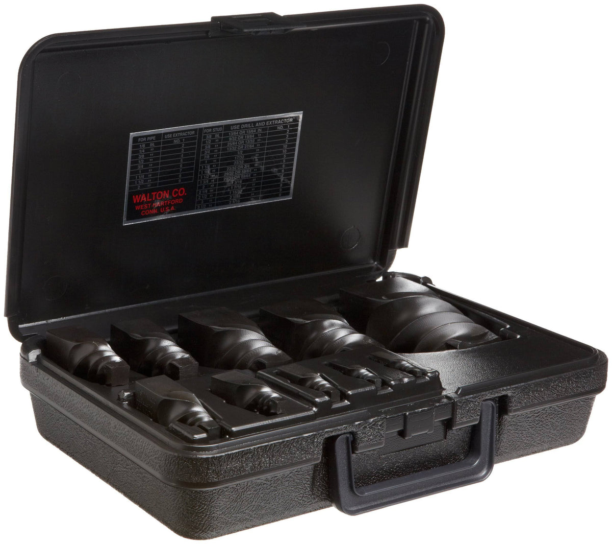 10 Piece Pipe Stud and Screw Extractor Set E701