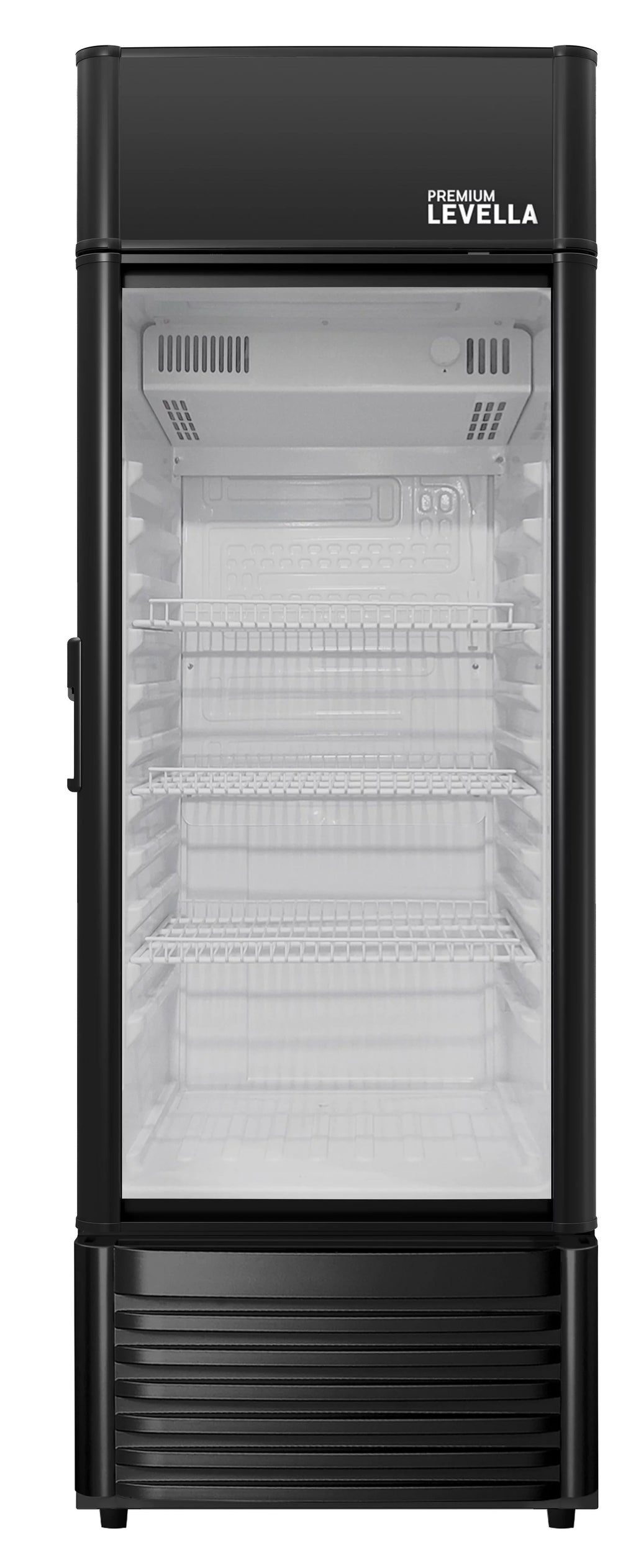 Commercial Display Refrigerator Single Glass Door 9.0 cu ft Black E118