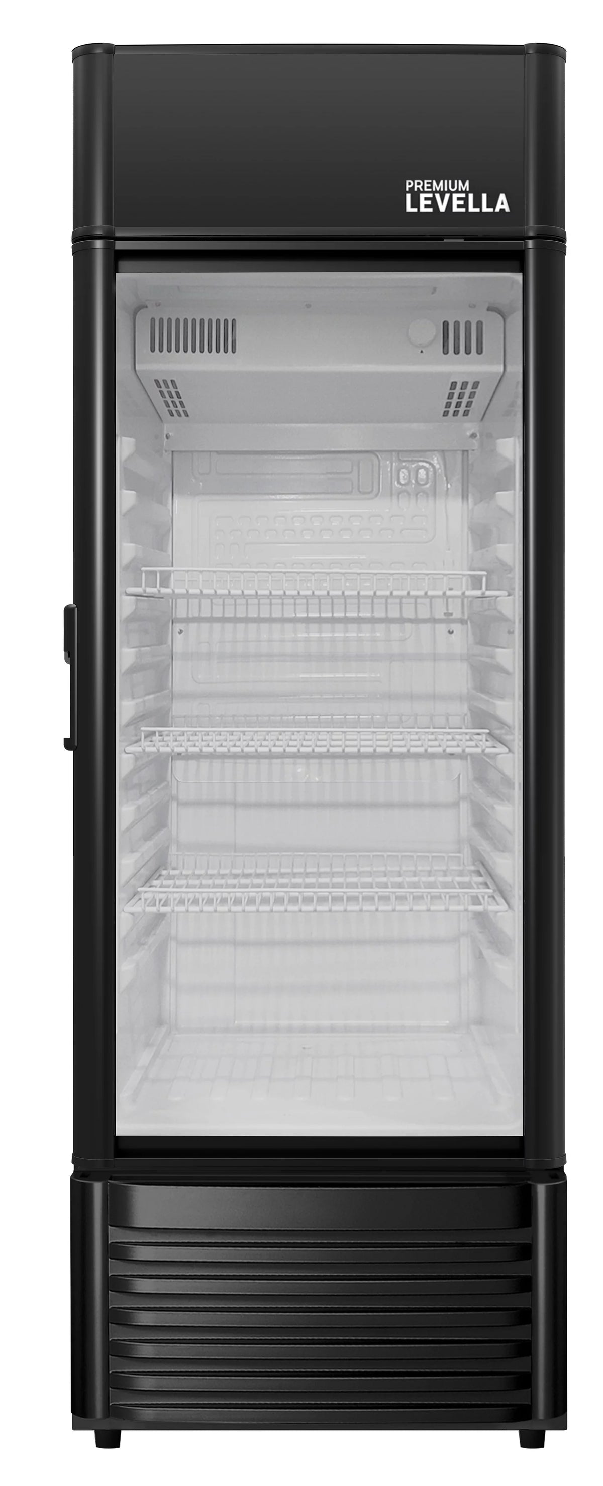 Commercial Display Refrigerator Single Glass Door 9.0 cu ft Black E118