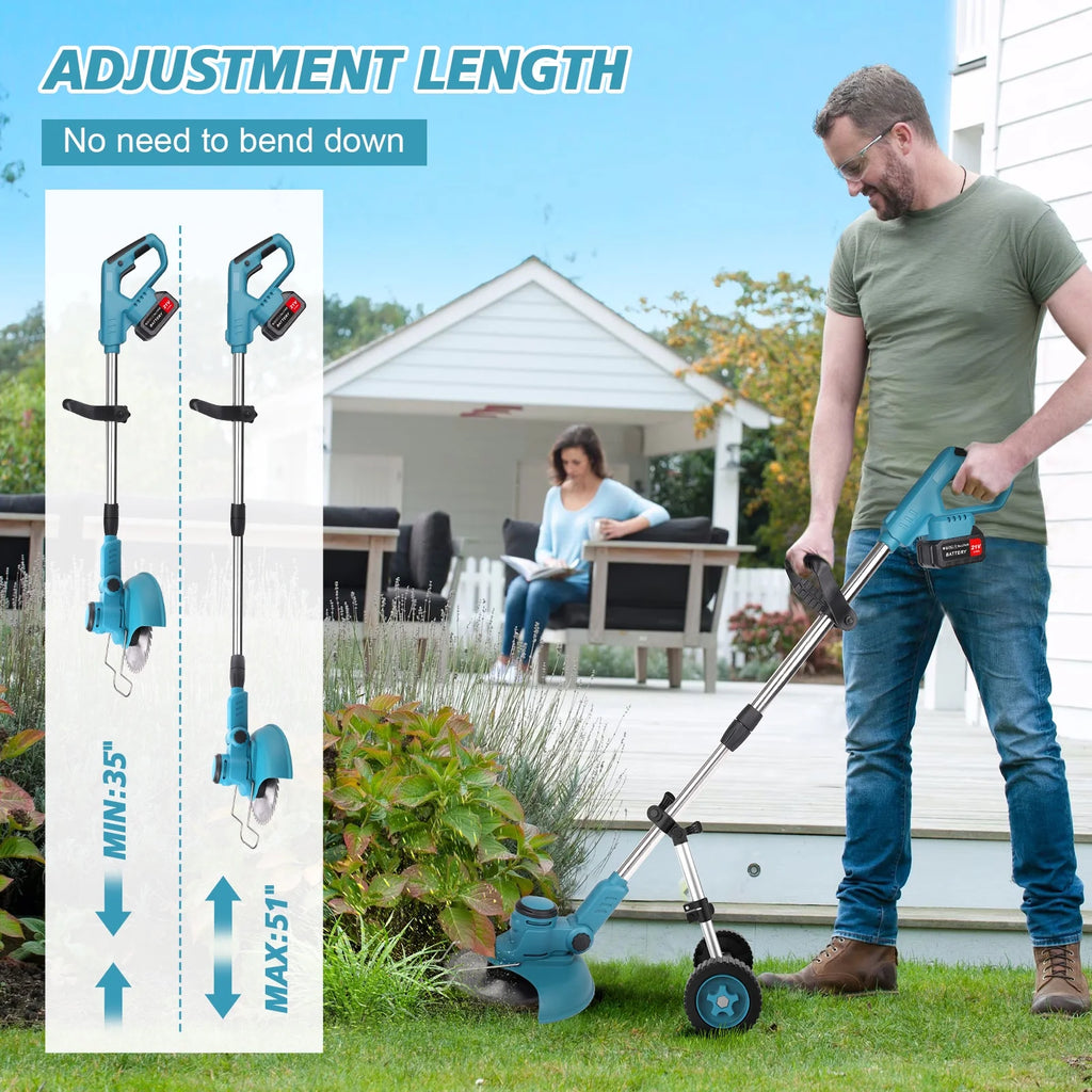 Cordless Electric String Trimmer & Edger 3 in 1 J339