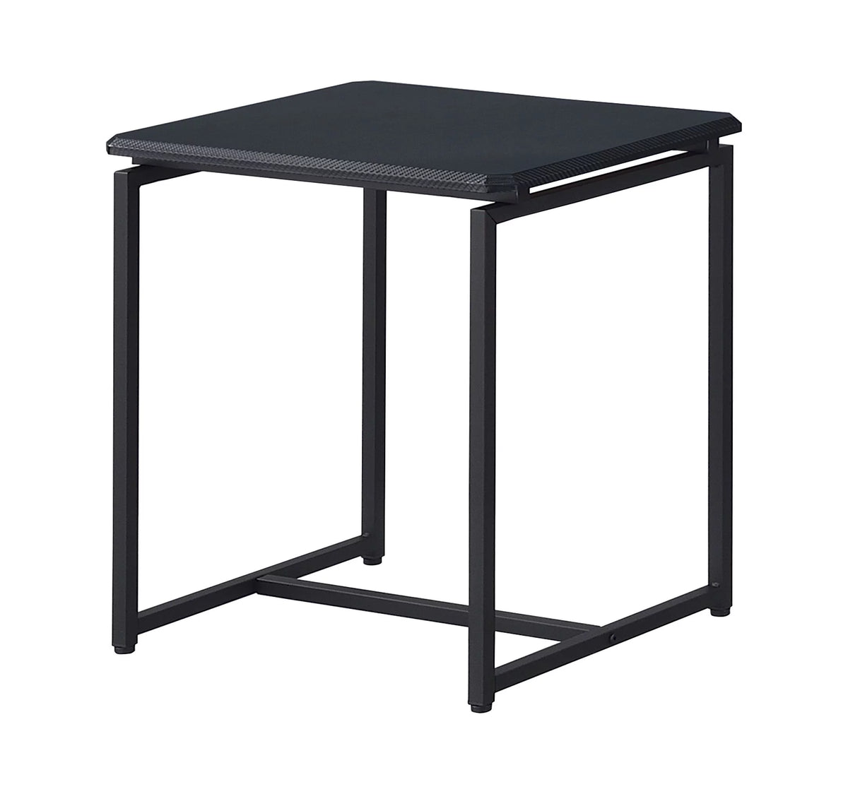 Black Carbon Fiber Coffee Table and End Table Set E365792