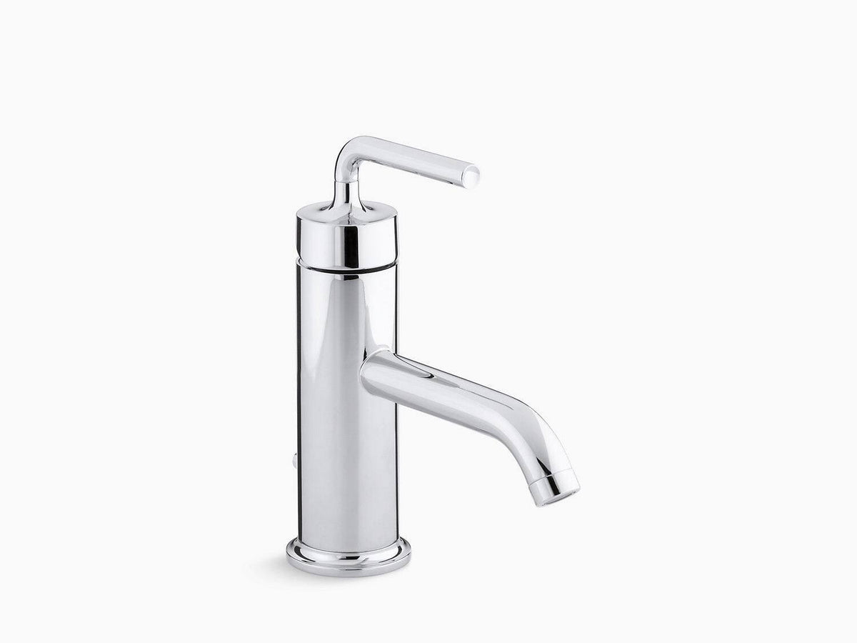 Single-Handle Bathroom Sink Faucet with Straight Lever Handle J13753