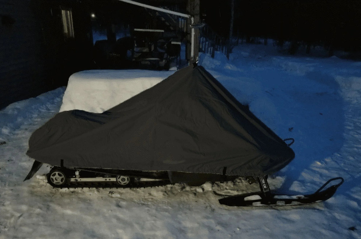 200 Denier All Black Snowmobile Cover T651296
