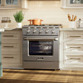 30 in. 4.2 cu. ft. Slide-In Single Oven Gas Range with 4 Sealed Burners Stainless Steel F88205