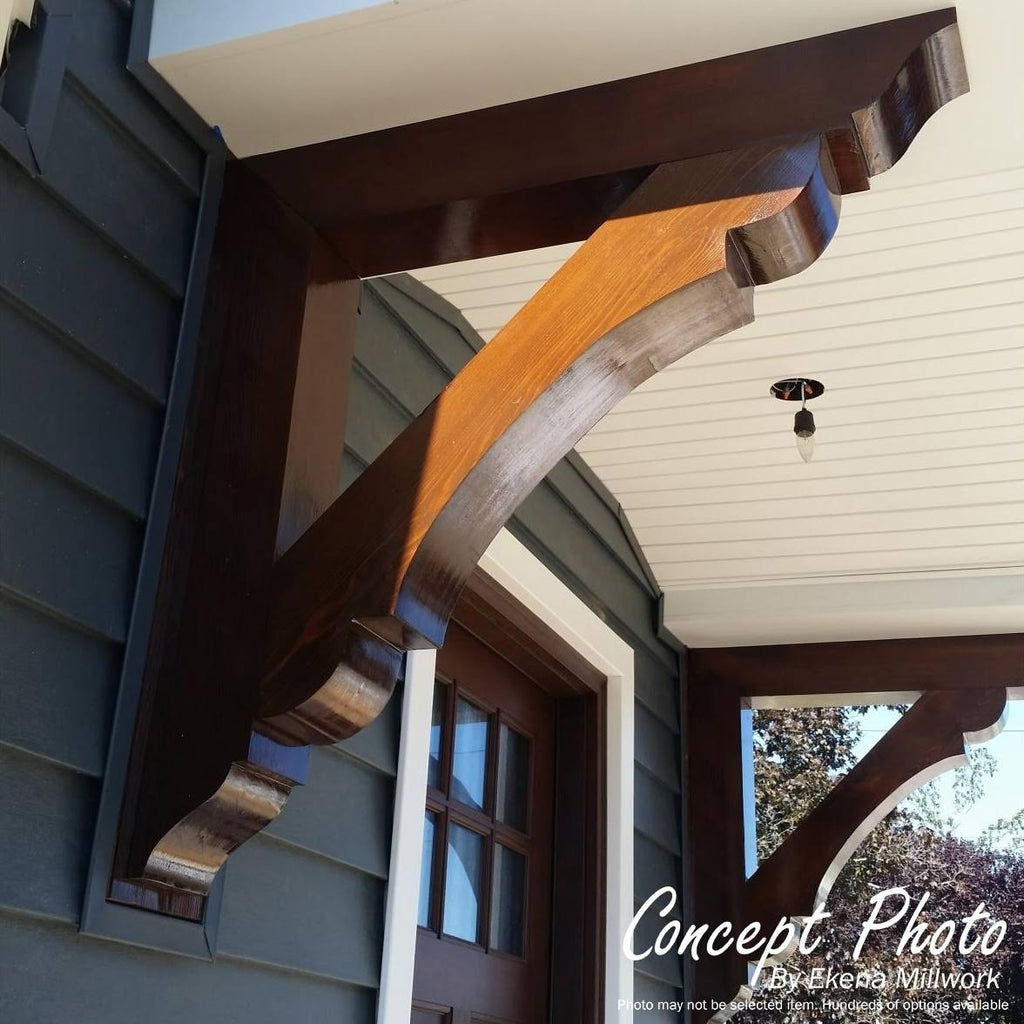 7 1/2x22W x 32x22D x 44x22H Imperial Smooth Craftsman Outlooker, Western Red Cedar Q1630