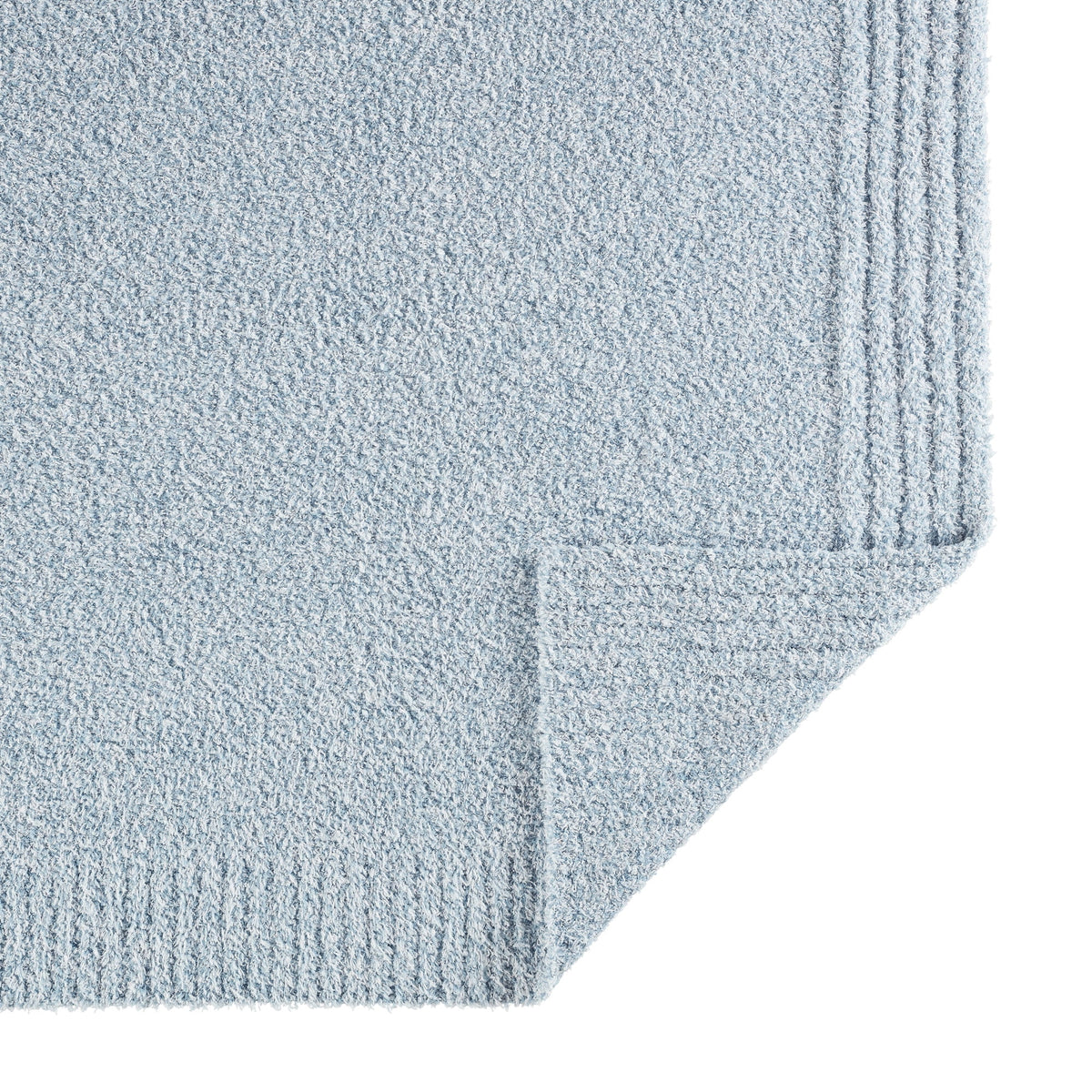 Blue Knit Throw F51601