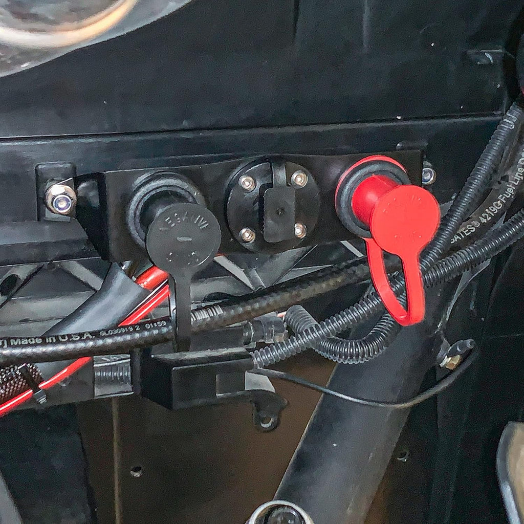 Black Battery Jump Post Terminal & Charger Kit Z450
