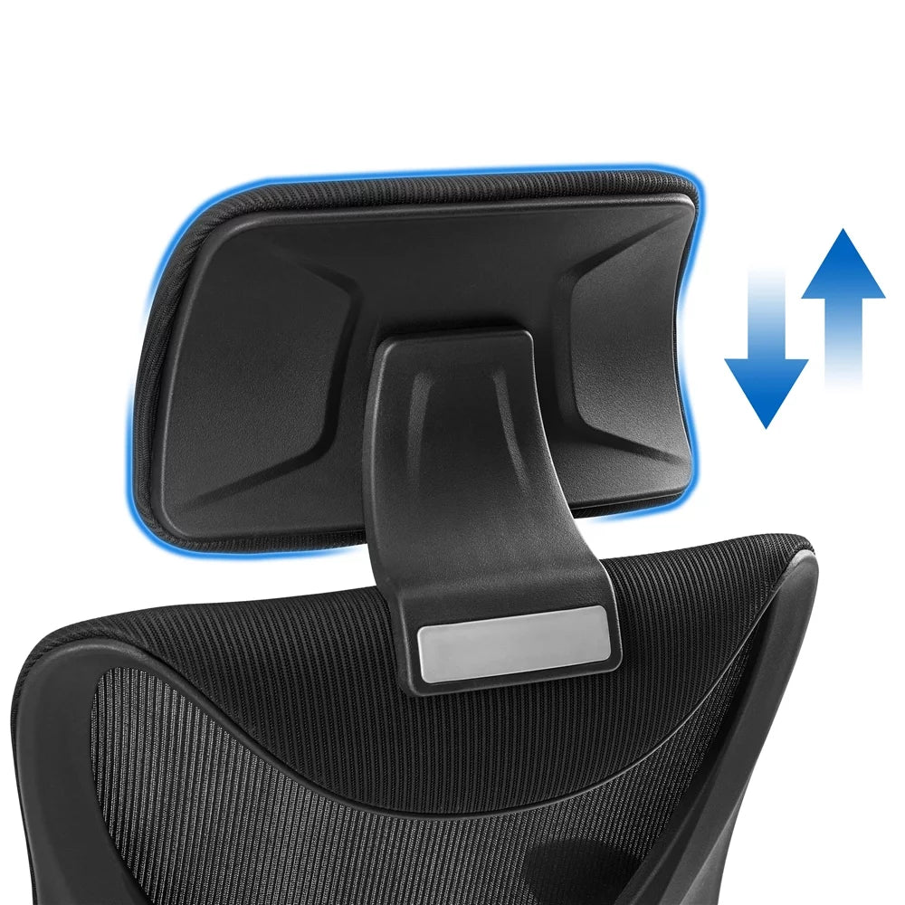 Set of 2 Black High Back Office Chair C9027